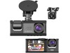 MIIQNUS Kamera Mobil Dashcam 3in1 Rear Front Cabin FHD 1080P - MQ20